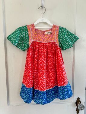 Mini Boden 3-4Y Multi Color Sundress